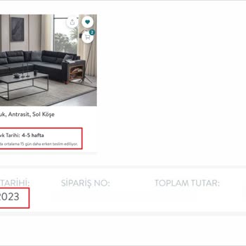 Vivense Teslimat Süresi Belirsizliği