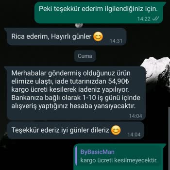 Bybasicman İadede Kesinti Yapıyor