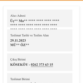 MNG Kargo Adrese Ürün Getirmedi