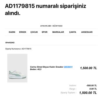 Ayakkabı Dünyası İndirimden Aldığım Siparişimi İptal Etti!