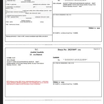 Kuveyt Türk Hesap Blokesi Kaldırılmaması