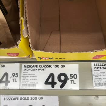 Şok Marketler Etiket Farklı Kasada Fiyat Farklı