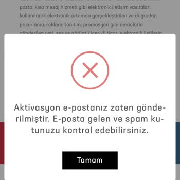 Passolig Üyeliği Kayıt Aşaması
