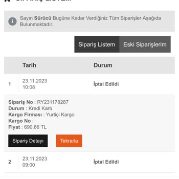Ramsey Gerekçe Göstermeden Sipariş İptali