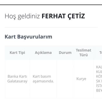 Passolig Kartım 1 Aydan Fazladır Gelmedi