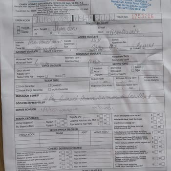 Hoover Kurutma Makinem Servise Alındı 2 Aydır Getirmiyorlar.