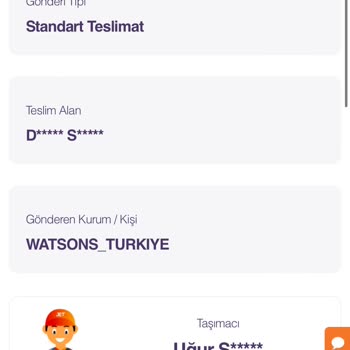 Watsons İade Etmiyor, Kargomu Da Vermiyor!