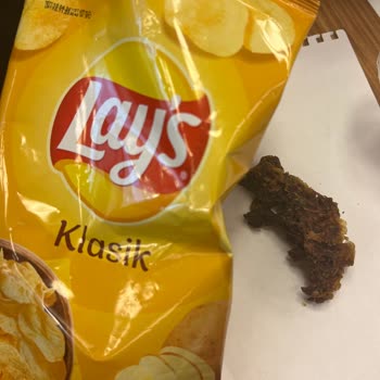 Lays Cips Paket İçerisinde Çıkan Büyük Bir Cisim