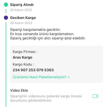Aras Kargo Karşıyaka Şubesi Bayan Çalışanın Terbiyesi Tavrı