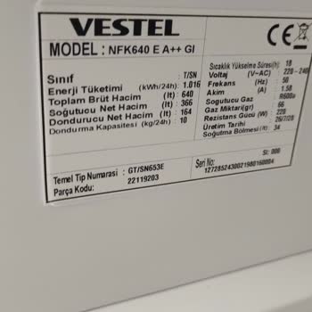 Vestel Buzdolabı Ana Kart Yok Serviste