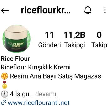 Riceflourturkiye.net Rice Flour Krem Sahte