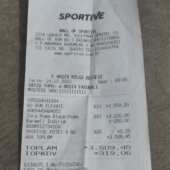 Sportive Yeni Ayakkabıda Delik Sorunu!