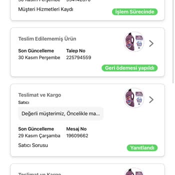 Hepsiburada Müşteri Hizmetleri/kargo Teslimat Sorunu.