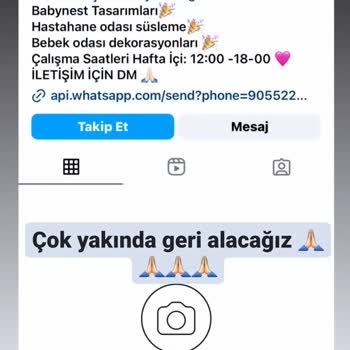 Ladyy Design (Instagram) Bebek Ürünleri Satışında Güvensizlik