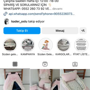 Ladyy Design (Instagram) Bebek Ürünleri Satışında Güvensizlik