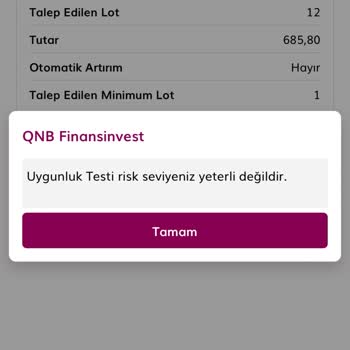 QNB Finansinvest Finansbank İletişim Ve Uygunluk Sorunu