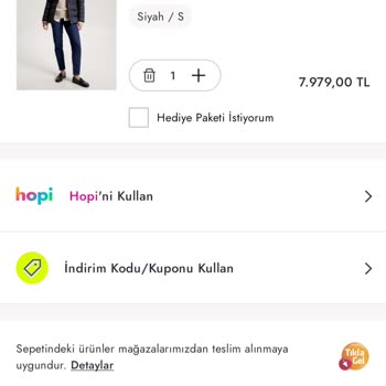 Boyner Siparişimin Teslim Edilmeden İptali