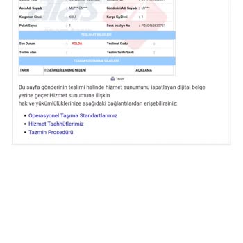 Aras Kargo Ürün Teslim Etmemesi