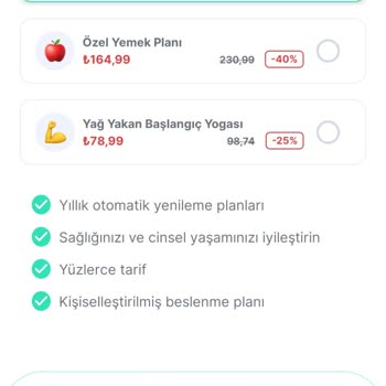 Betterme Özellikleri Kısıtlıyor