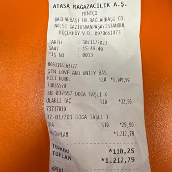 Miniço Gaziosmanpaşa Şubesi Fatura Kesim Sürecindeki Sorun