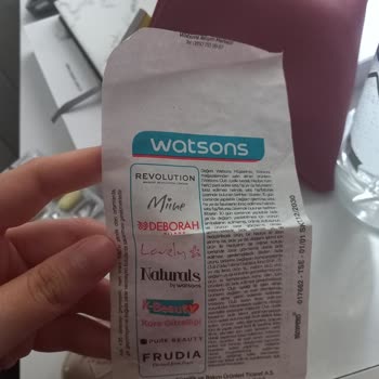 Watsons İade Almıyor Oyalıyor