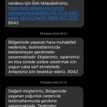 Dijital Kurye Hattımı Teslim Etmedi