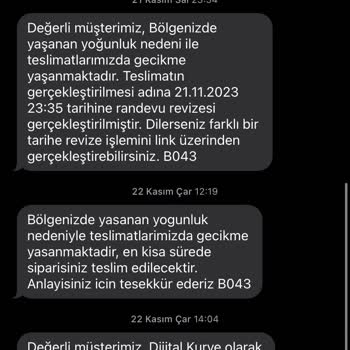 Dijital Kurye Hattımı Teslim Etmedi