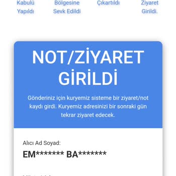 AGT Kurye (aynigunteslim.com) KYK Burs Kartım 2 Haftadır Gelmiyor; Randevu Notlarım Umursanmıyor.