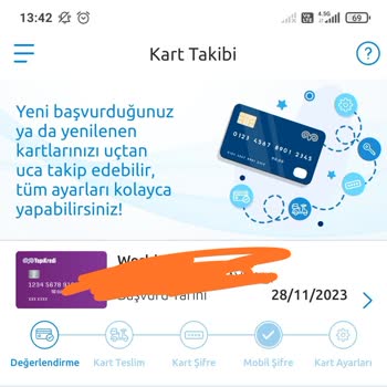 Yapı Kredi Bankası Kredi Kartı Onay Evrak Geldi Değerlendirmede Yazıyor Hala