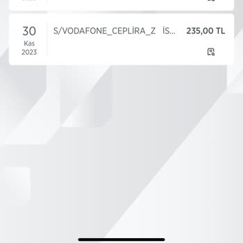 Vodafone Kolay Paket Yansıtılmadı
