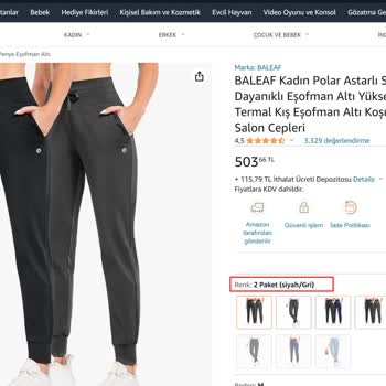 Amazon Aldatıcı İçerik Ve Görsel
