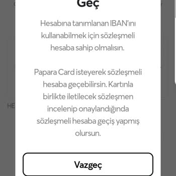 Papara Onaylı Hesaba Geçemiyorum