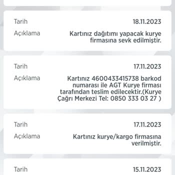 AGT Kurye (aynigunteslim.com) Tarihi Geçmesine Rağmen Teslimat Yapılmaması