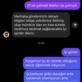 UPS Türkiye Günlerdir Dağıtımda Olan Kargomu Getirmedi