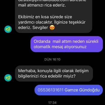 Prima Ödül Bebek Bezi Göndermeme