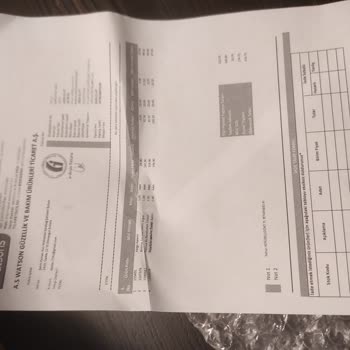 Watsons Ürünüm Açılmış Geldi