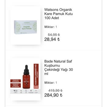 Watsons Para İademi De Yapmıyor, Eksik Ürünü De Göndermiyor