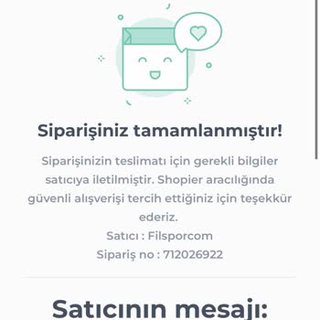 Filsporcomtr Satıcı Ürünü Kargolamadı Ücret İademi Talep Ediyorum.