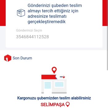 Aras Kargo Kargo Adrese Teslim Edilmemesi