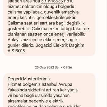 Boğaziçi Elektrik - BEDAŞ Başka Bir Kullanıcı Benim Numaramı Vermiş Şirkete