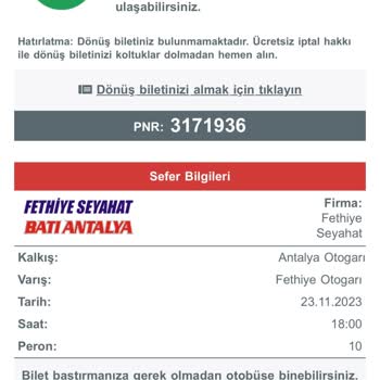 Obilet Paramı Geri Vermiyorlar. Haksız Kazanç