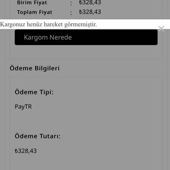 GRİMELANGE'in Siparişimi Göndermemesi