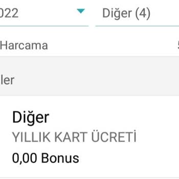 Garanti BBVA Kredi Kartı Yıllık Kart Ücreti
