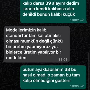Aleynanın Ayakkabıları Müşteri Temsilcisi Giydikçe Açılır Diyor
