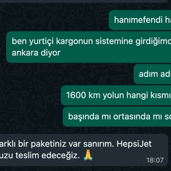 Hepsijet Kargo Beni Mağdur Etti.