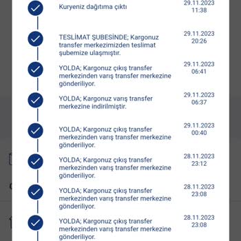 Aras Kargo Teslimatı Mesaj Geldiği Halde Gelmedi