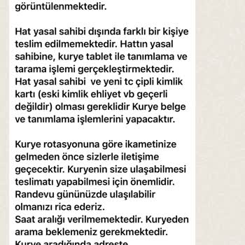Dijital Kurye Turkcell Hat Taşıma Talebi