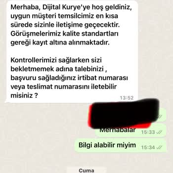 Dijital Kurye Turkcell Hat Taşıma Talebi