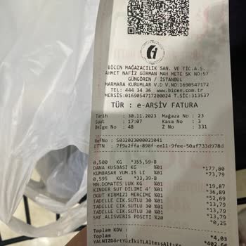 Biçen Market Et Yerine Yağ Gönderdiler!