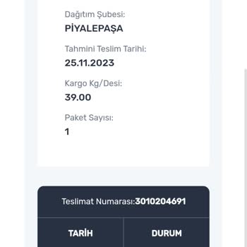 Aras Kargo Kargo Teslimatı Hakkında